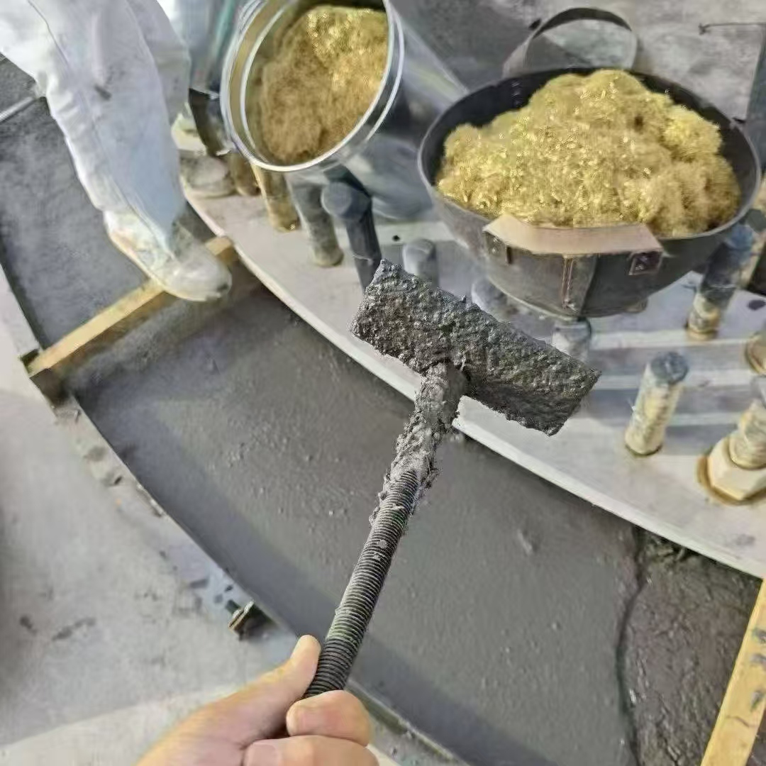 哈密C120钢纤维高强无收灌浆料 轧机压缩机汽轮机发电机锻压设备底座灌浆材料
